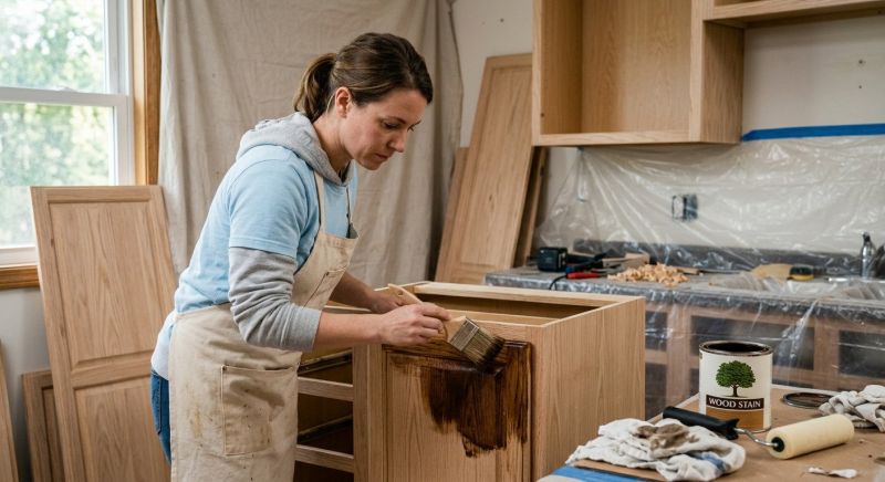 Cabinet Staining Service in Cincinnati, OH