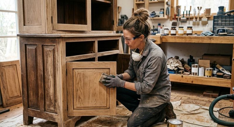 Kitchen Cupboard Refinishing in Terre Haute, IN