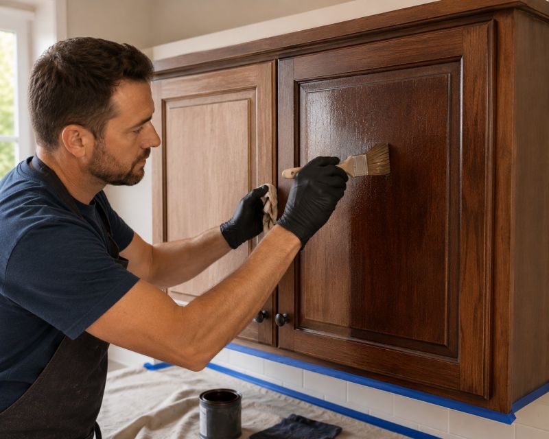Kitchen Cupboard Refinishing in Kokomo, IN
